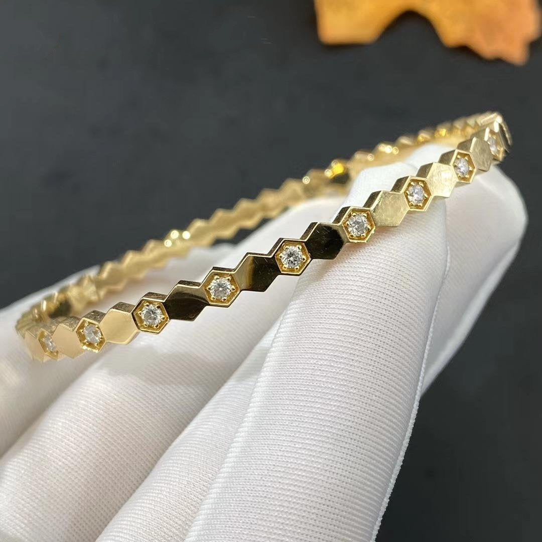 [Pearl Jewelrys]BEE LOVE GOLD DIAMOND BRACELET