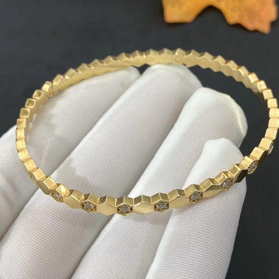 [Pearl Jewelrys]BEE LOVE GOLD DIAMOND BRACELET