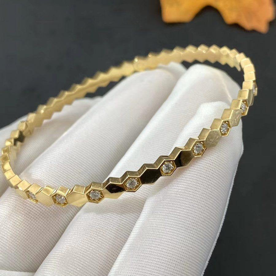 [Pearl Jewelrys]BEE LOVE GOLD DIAMOND BRACELET