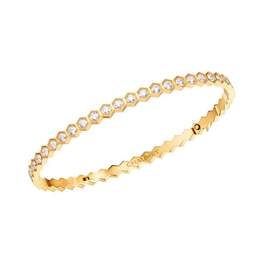 [Pearl Jewelrys]BEE LOVE GOLD BRACELET FULL DIAMOND