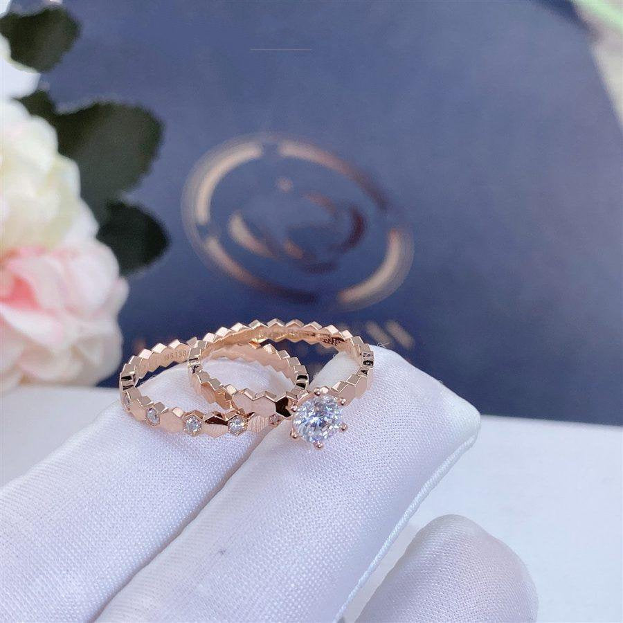 [Pearl Jewelrys]BEE LOVE RING PINK GOLD 1 DIAMOND