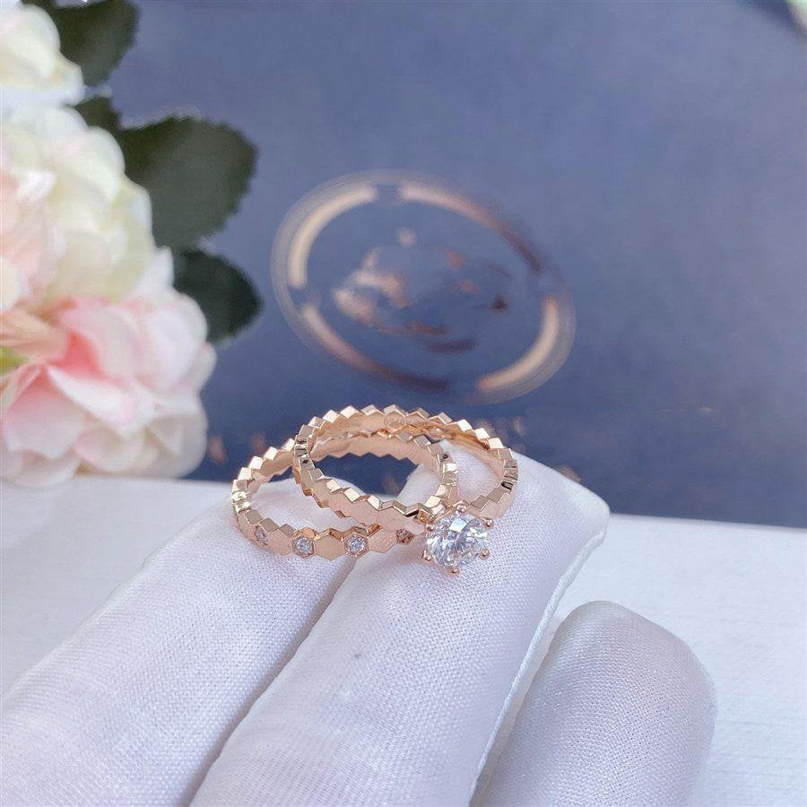 [Pearl Jewelrys]BEE LOVE RING PINK GOLD DIAMOND