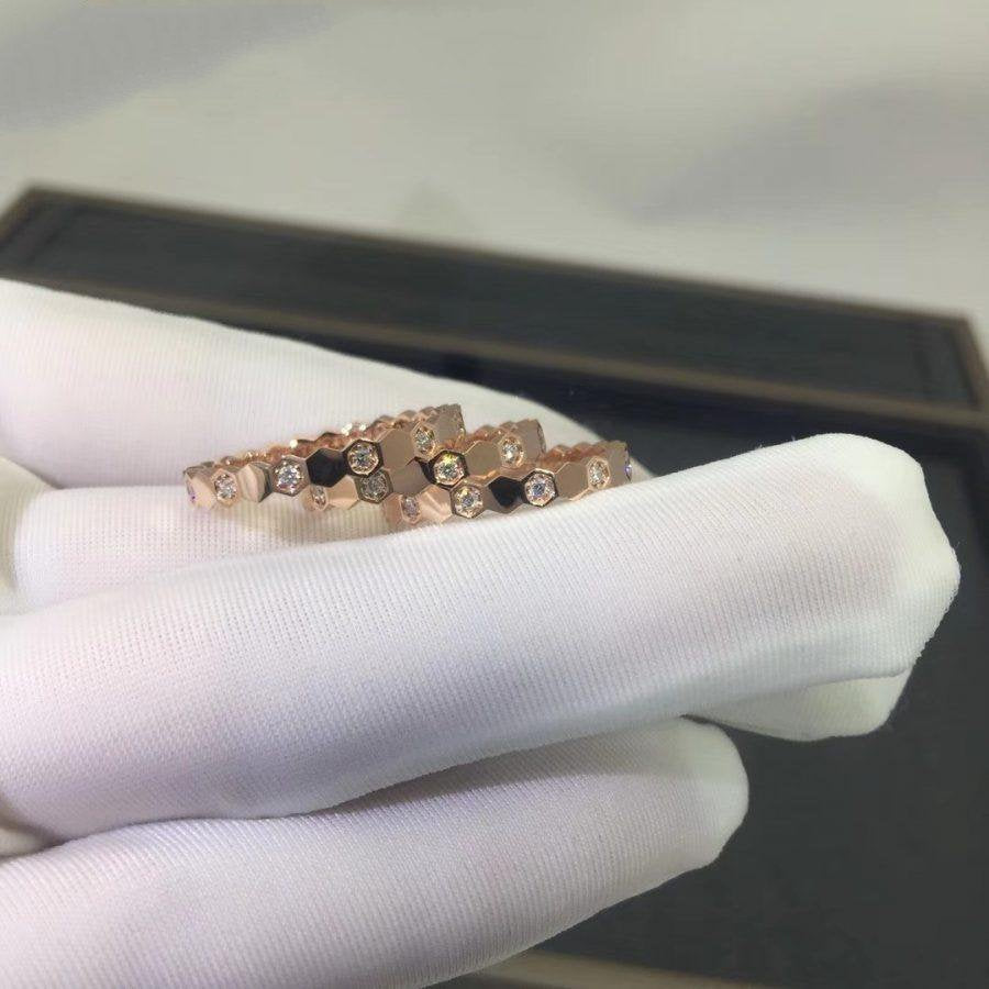 [Pearl Jewelrys]BEE LOVE RING PINK GOLD DIAMOND