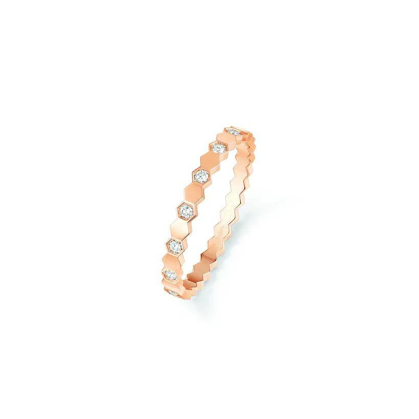 [Pearl Jewelrys]BEE LOVE RING PINK GOLD DIAMOND
