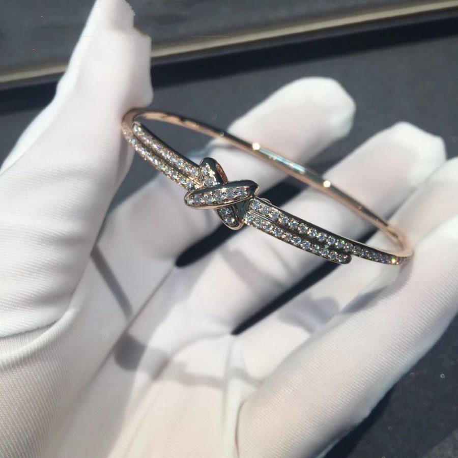 [Pearl Jewelrys]JEUX DE BRACELET DIAMONDS PINK GOLD