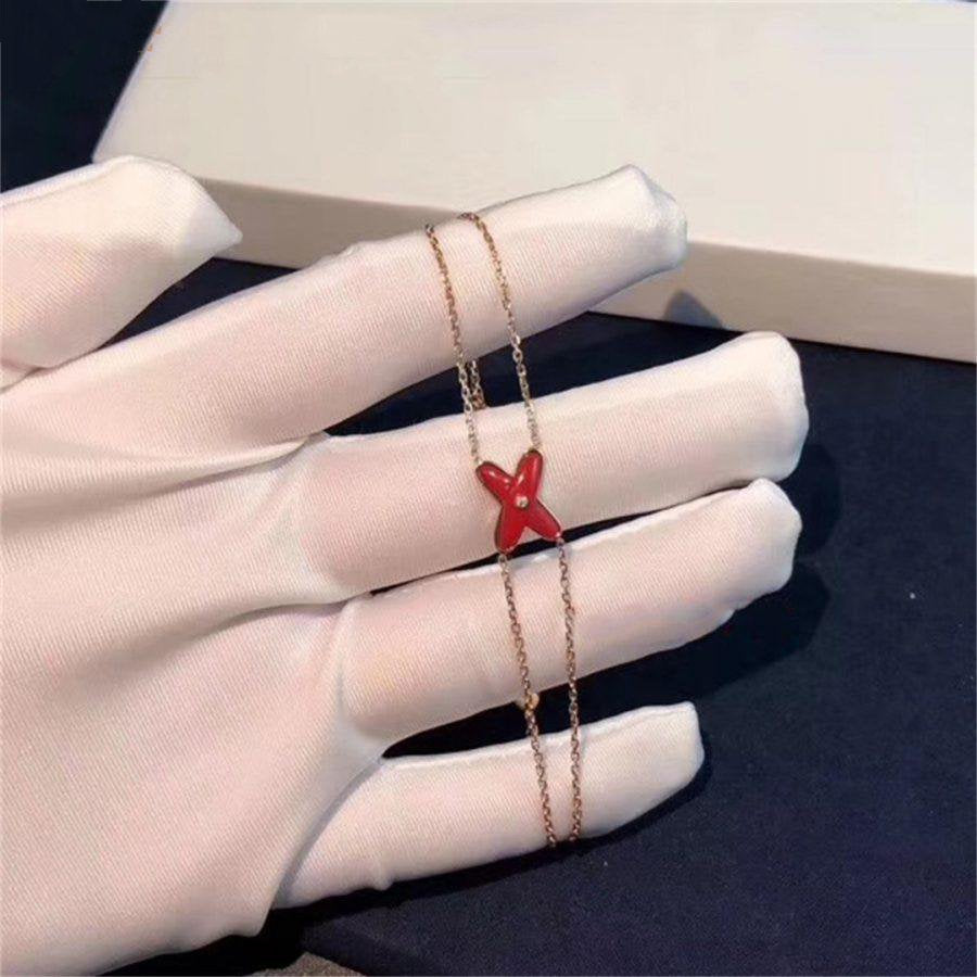 [Pearl Jewelrys]JEUX BRACELET CARNELIAN PINK GOLD 1 DIAMOND