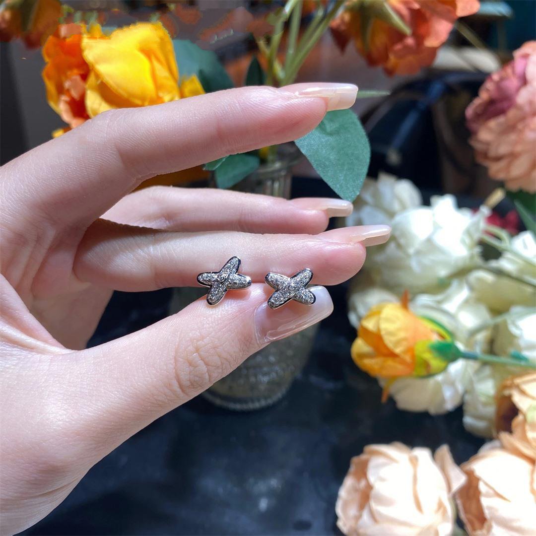 [Pearl Jewelrys]JEUX DE SILVER DIAMOND EARRINGS