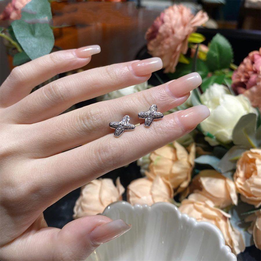 [Pearl Jewelrys]JEUX DE SILVER DIAMOND EARRINGS