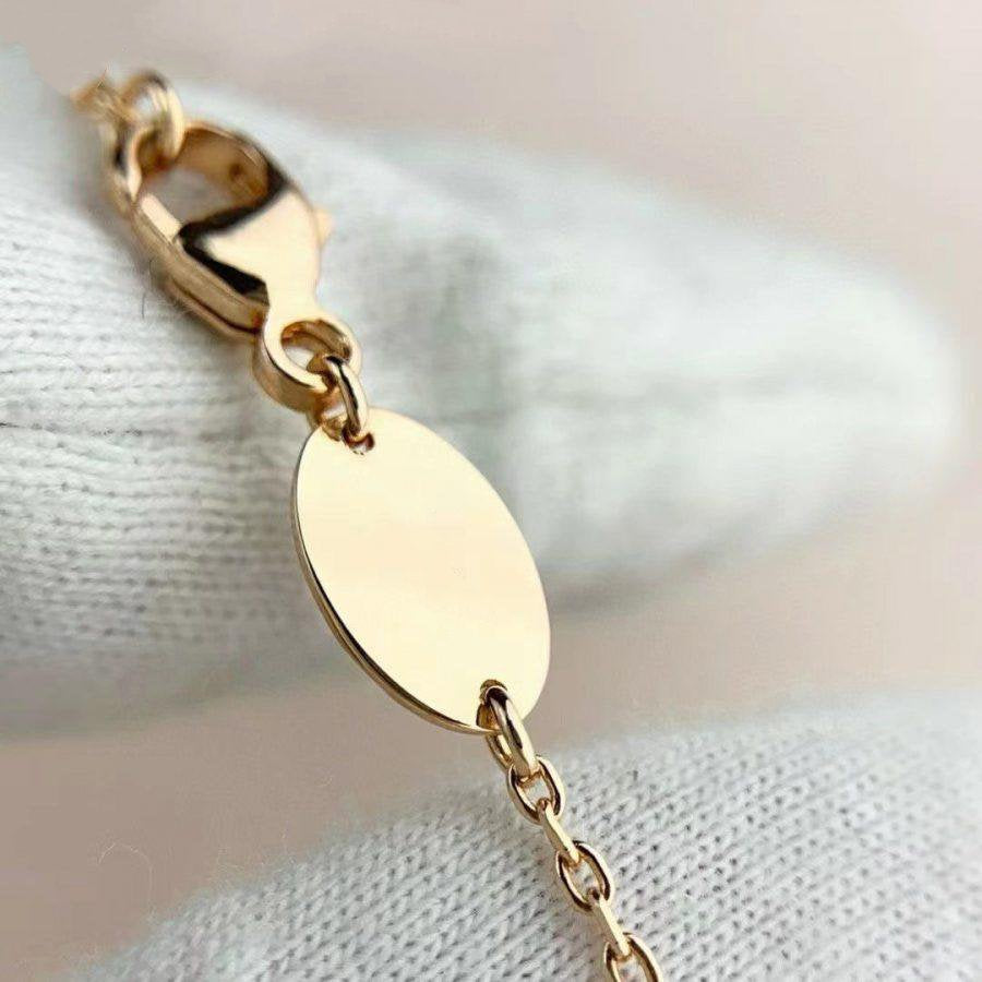 [Pearl Jewelrys]JEUX DE BRACELET MALACHITE PINK GOLD DIAMONDS