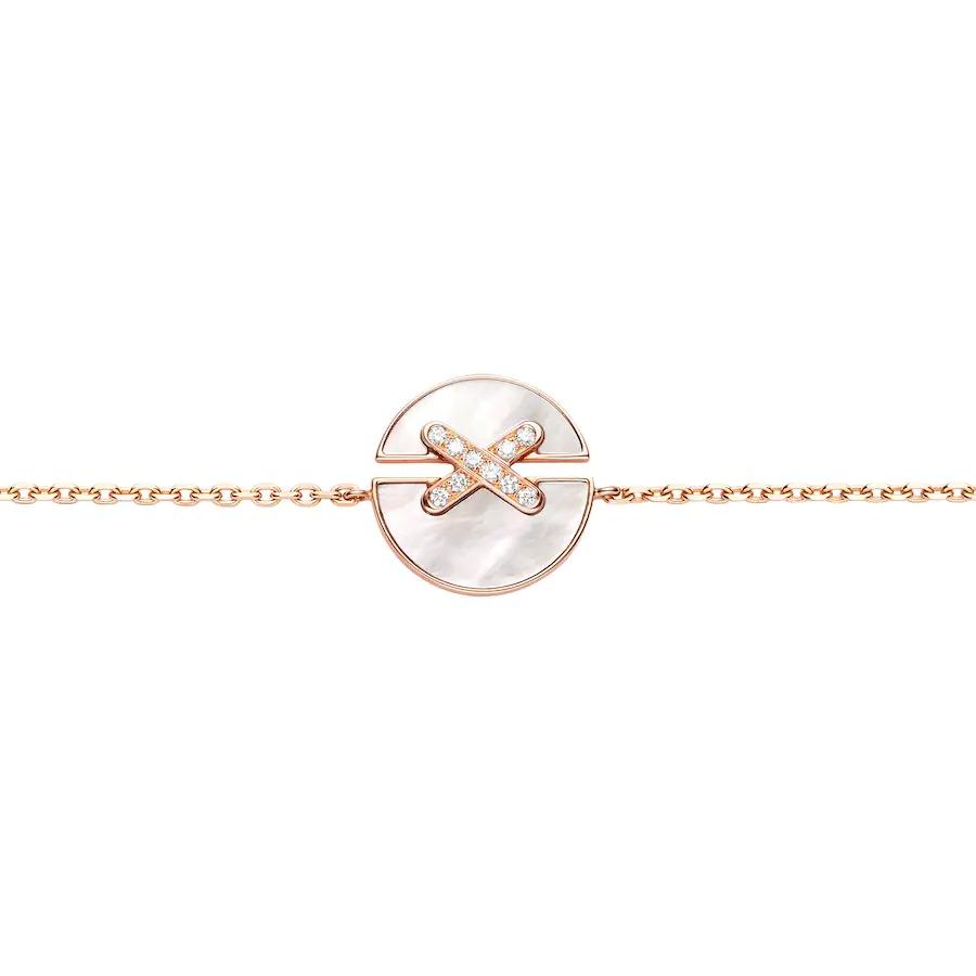 [Pearl Jewelrys]JEUX DE BRACELET MOP PINK GOLD DIAMONDS