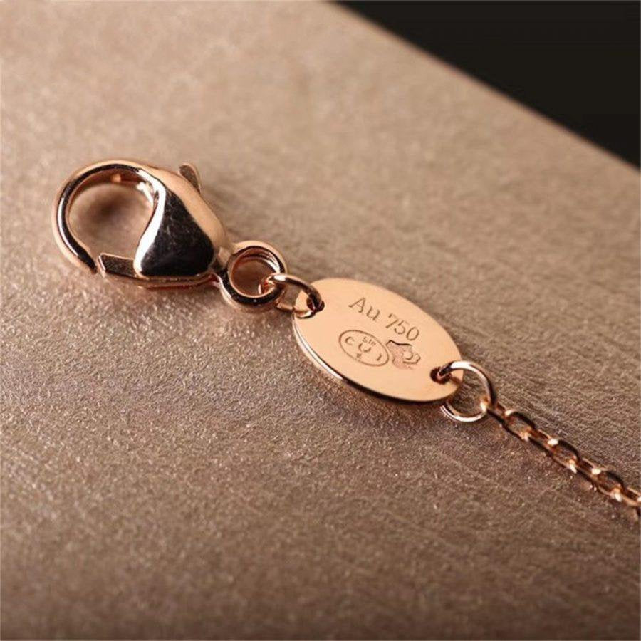 [Pearl Jewelrys]Hollow Design Four-Leaf Clover Flower Shape Ring