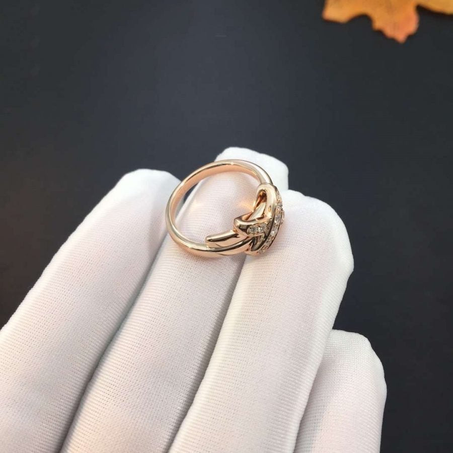 [Pearl Jewelrys]JEUX DE PINK GOLD DIAMOND RING