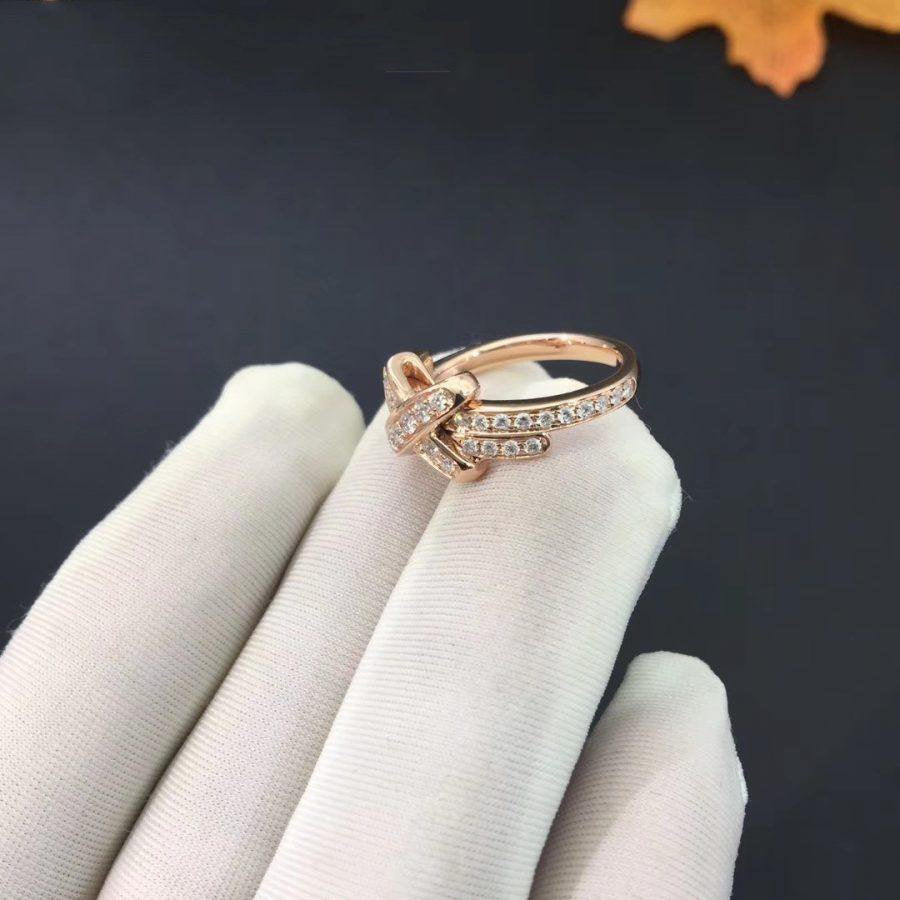 [Pearl Jewelrys]JEUX DE RING PINK GOLD DIAMOND