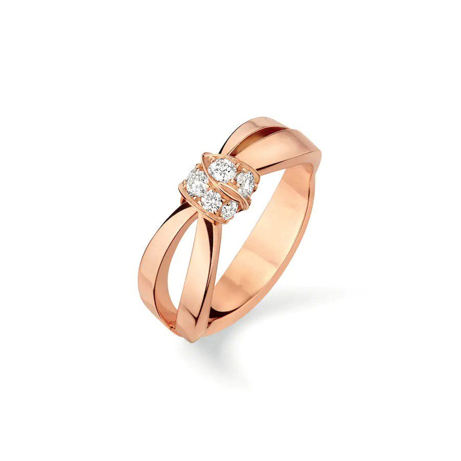[Pearl Jewelrys]LIENS RING PINK GOLD DIAMOND