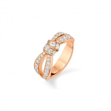 [Pearl Jewelrys]LIENS PINK GOLD DIAMOND RING