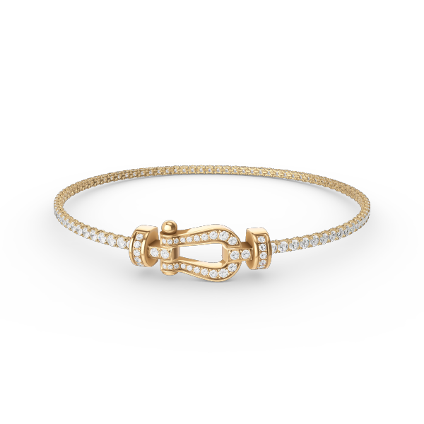 [Pearl Jewelrys]FORCE  HORSESHOE  DIAMOND TENNIS BRACELET