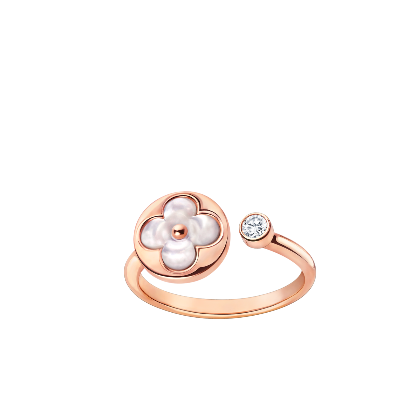 [Pearl Jewelrys]SUN 1 DIAMOND PINK MOP RING