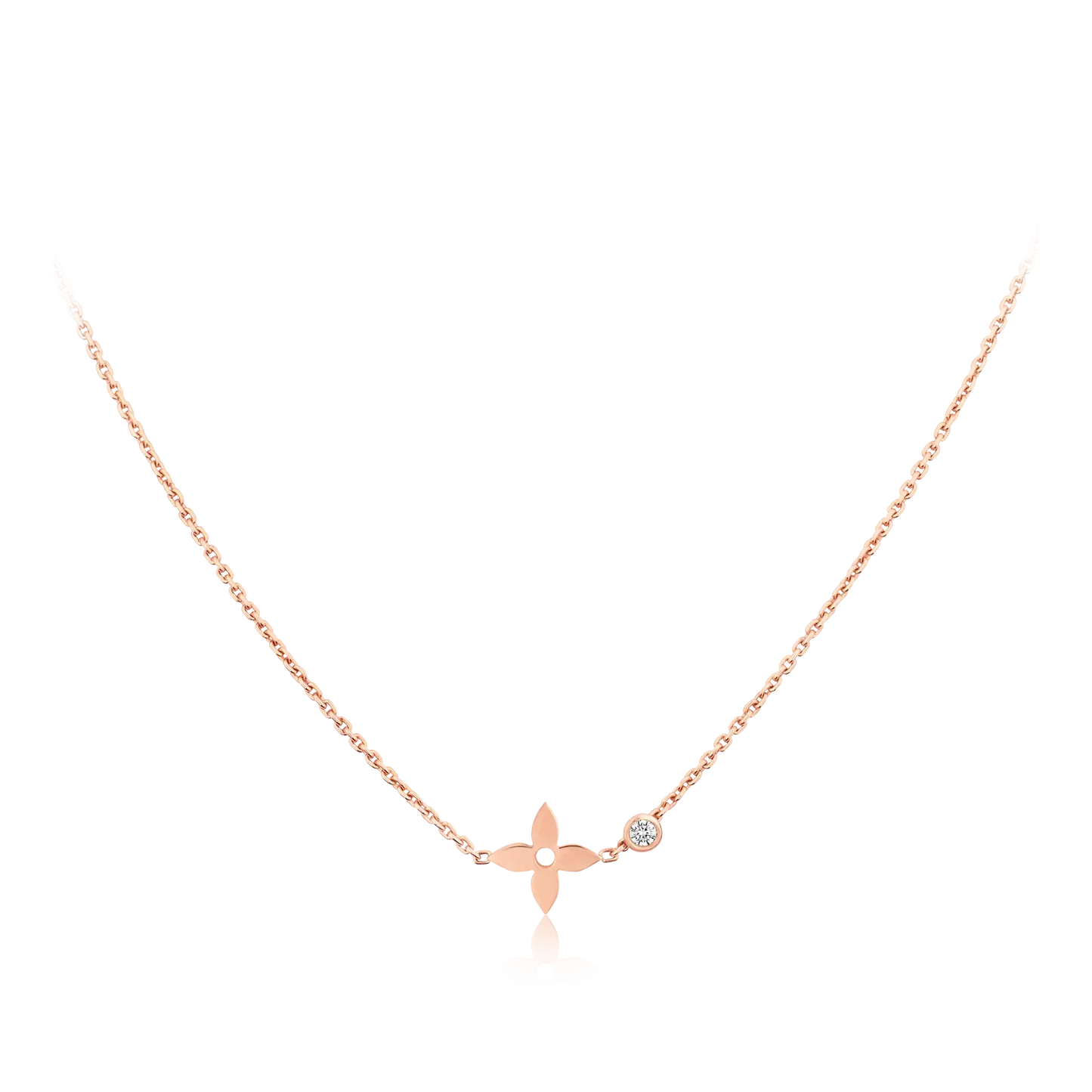 [Pearl Jewelrys]BLOSSOM PENDANT PINK GOLD AND DIAMOND