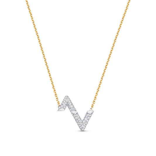 [Pearl Jewelrys]VOLT SILVER DIAMOND PEDANT NECKLACE