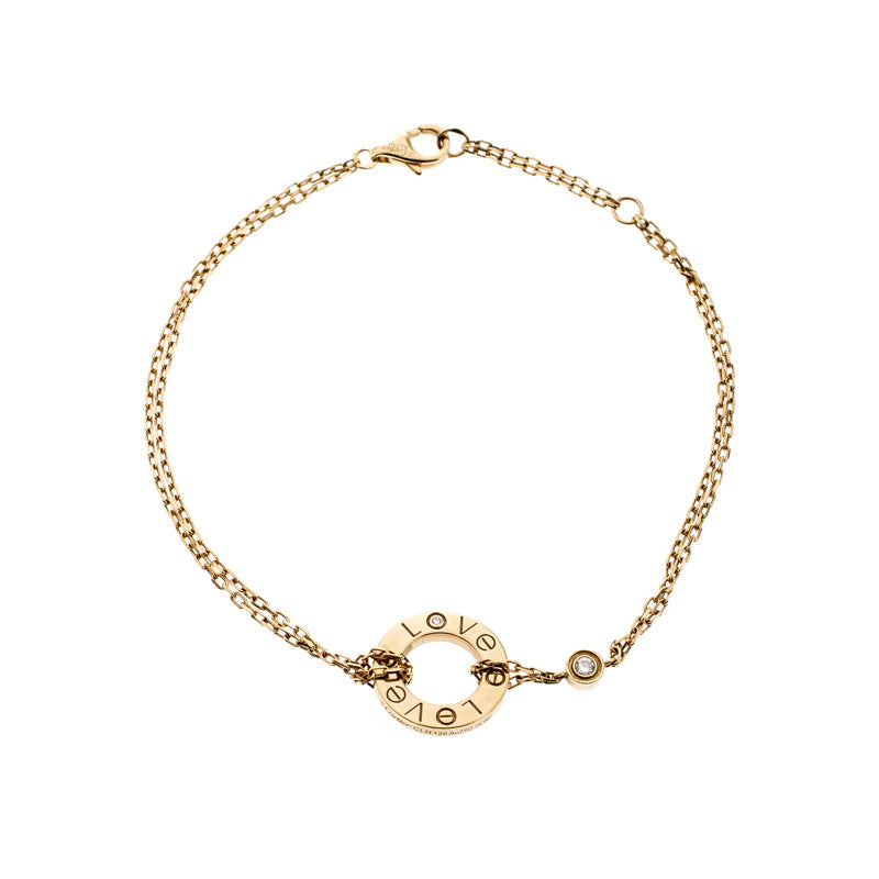 [Pearl Jewelrys]LOVE BRACELET 2 DIAMOND