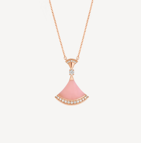 [Pearl Jewelrys]DREAM NECKLACE PINK OPAL