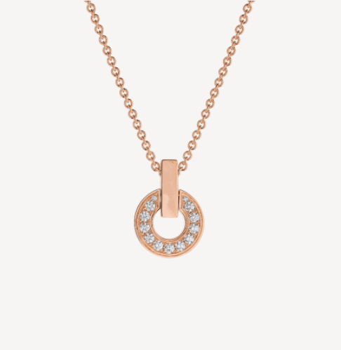 [Pearl Jewelrys]GARI NECKLACE PINK GOLD DIAMOND