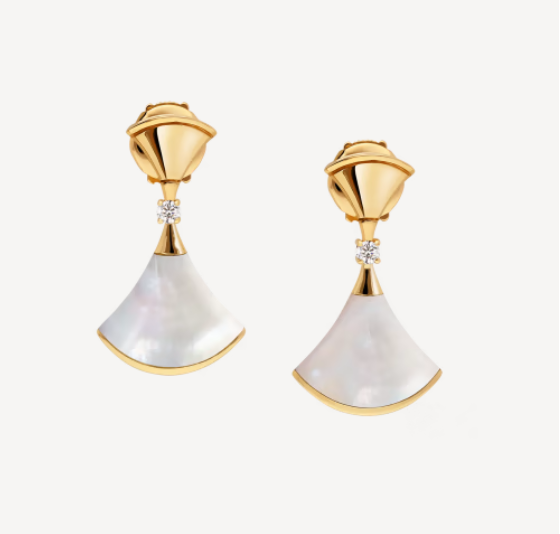 [Pearl Jewelrys]DREAM MOP 1 DIAMOND EARRINGS