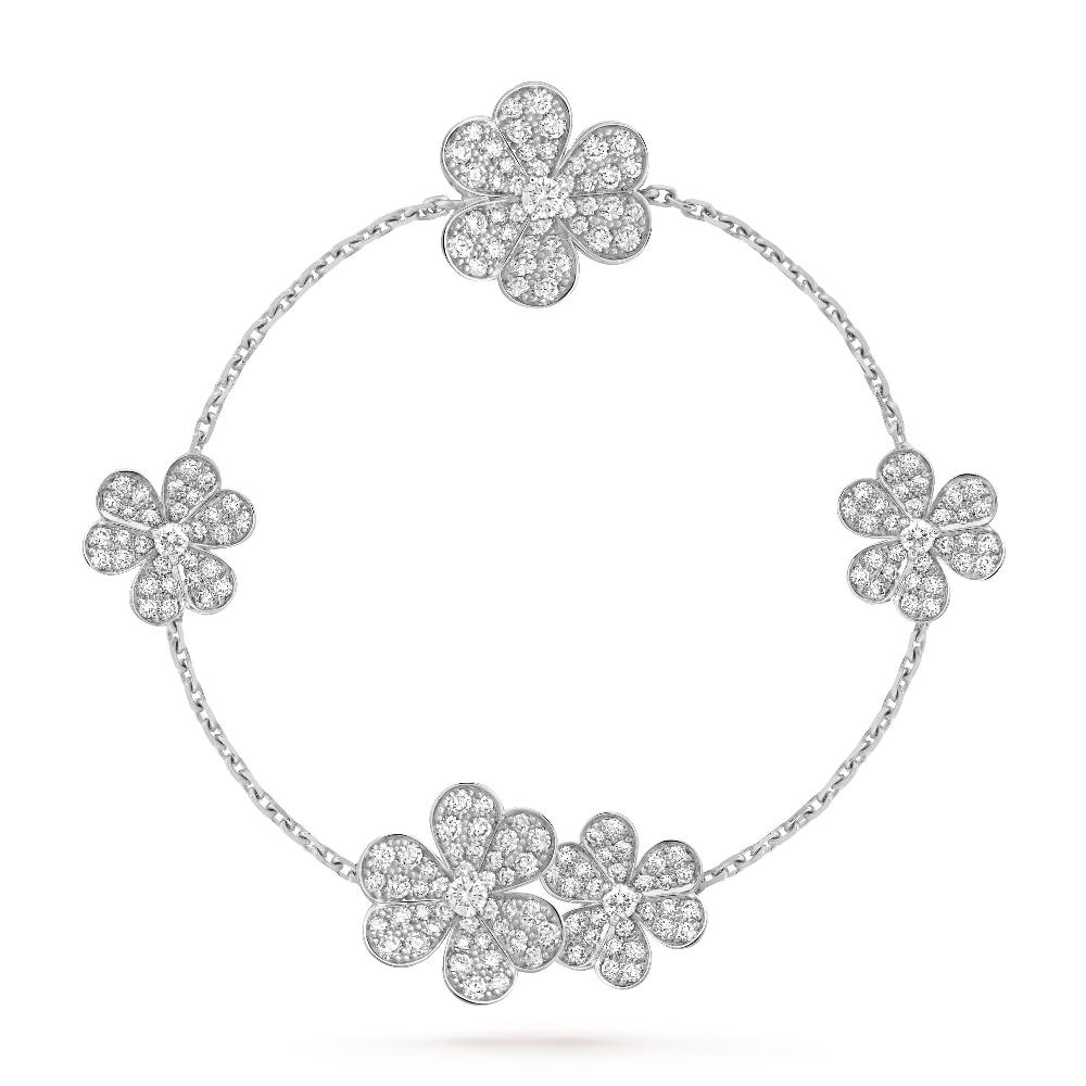 [Pearl Jewelrys]FRIVOLE SILVER 5 FLOWERS BRACELET