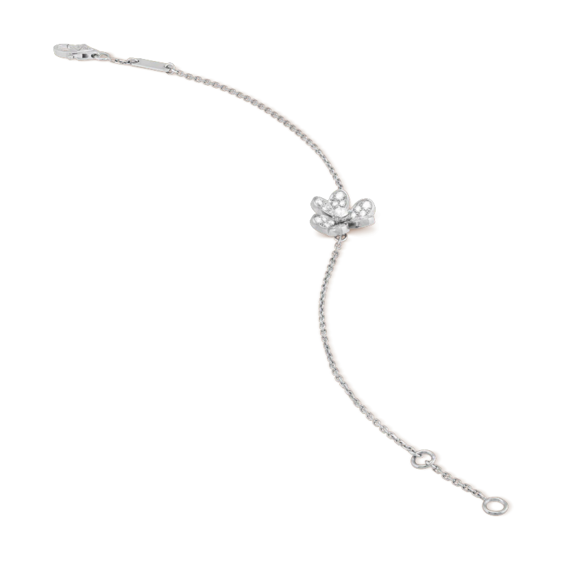 [Pearl Jewelrys]FRIVOLE SILVER FLOWER DIAMOND BRACELET