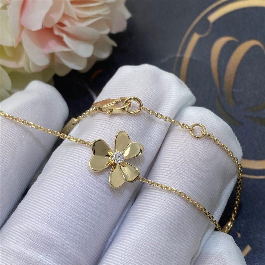 [Pearl Jewelrys]FRIVOLE GOLD FLOWER BRACELET