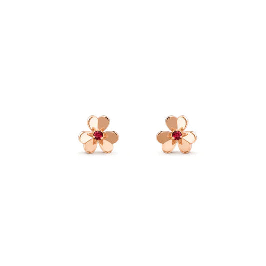 [Pearl Jewelrys]FRIVOLE  FLOWER PINK EARRINGS