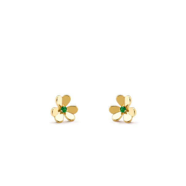 [Pearl Jewelrys]FRIVOLE  FLOWER MALACHITE EARRINGS