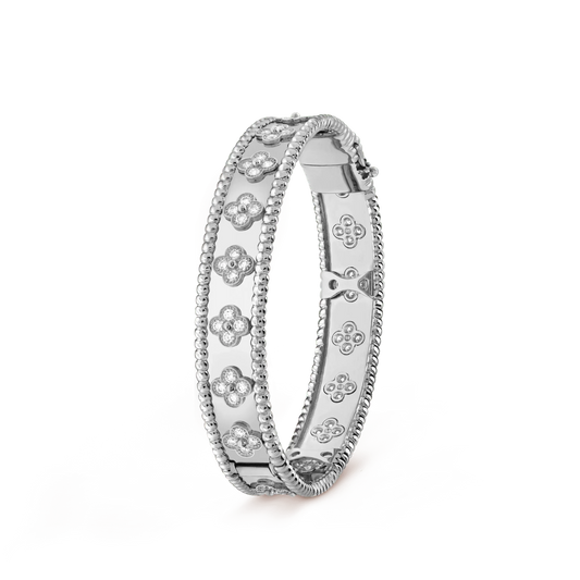 [Pearl Jewelrys]CLOVER BRACELET 8MM DIAMONDS