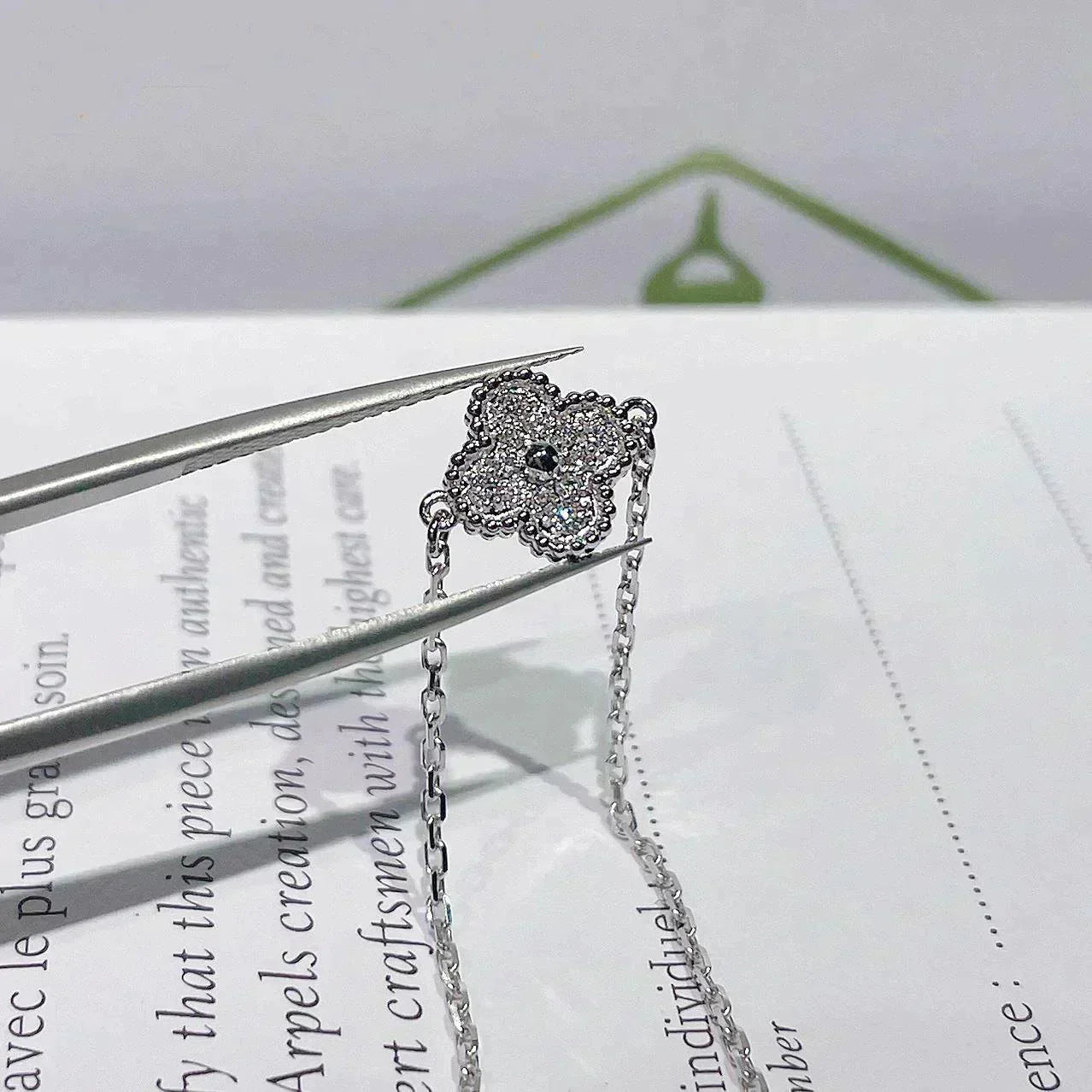 [Pearl Jewelrys]CLOVER  SINGLE FLOWER BRACELET SILVER