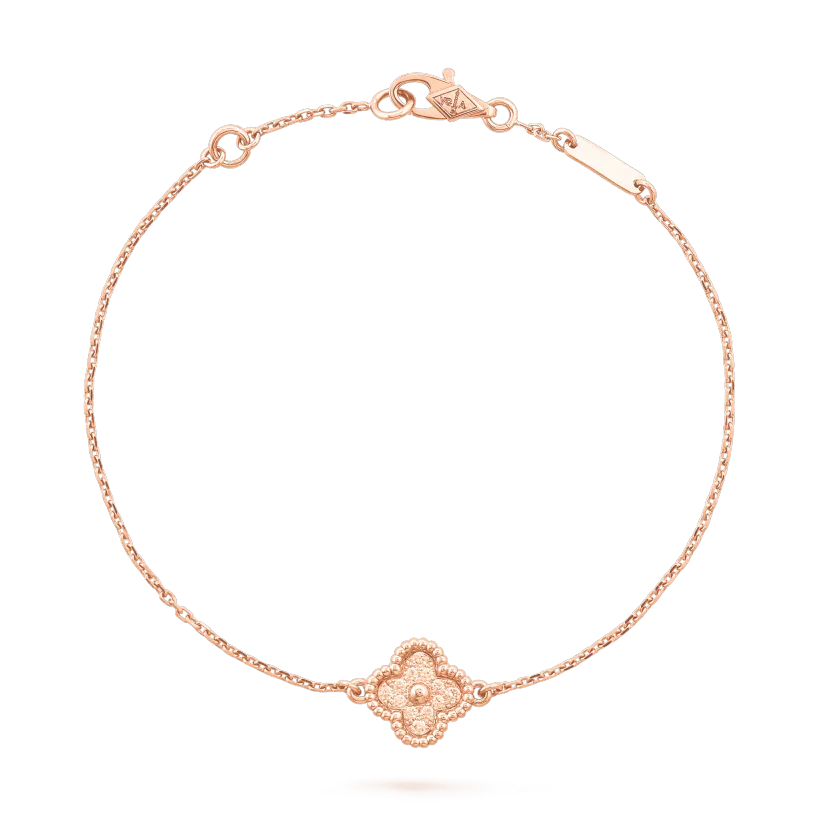 [Pearl Jewelrys]CLOVER SINGLE FLOWER BRACELET
