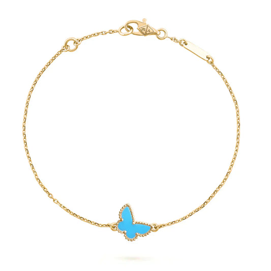 [Pearl Jewelrys]BUTTERFLY TURQUOISE BUTTERFLY BRACELET