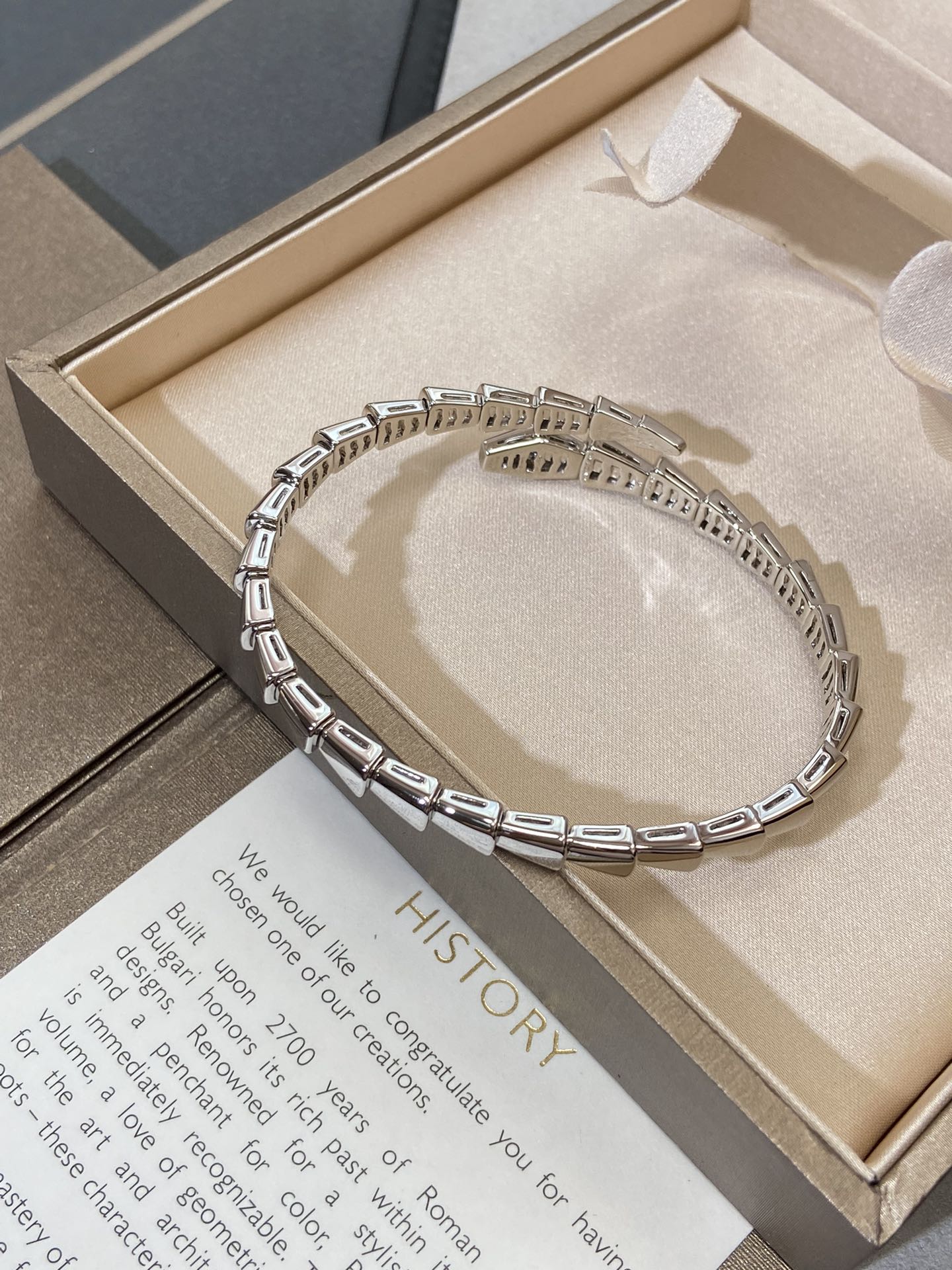 [Pearl Jewelrys]SERPENTI VIPER SILVER BRACELET