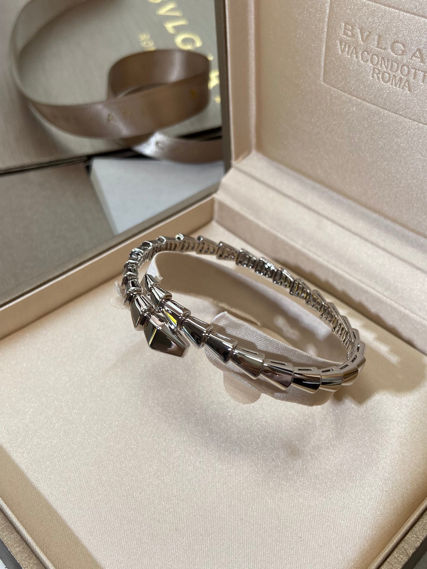 [Pearl Jewelrys]SERPENTI VIPER SILVER BRACELET