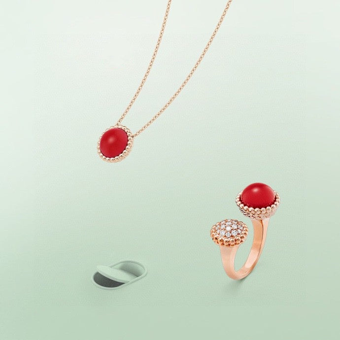 [Pearl Jewelrys]PERLEE COULEURS DIAMOND ROSE GOLD BETWEEN THE FINGER RING