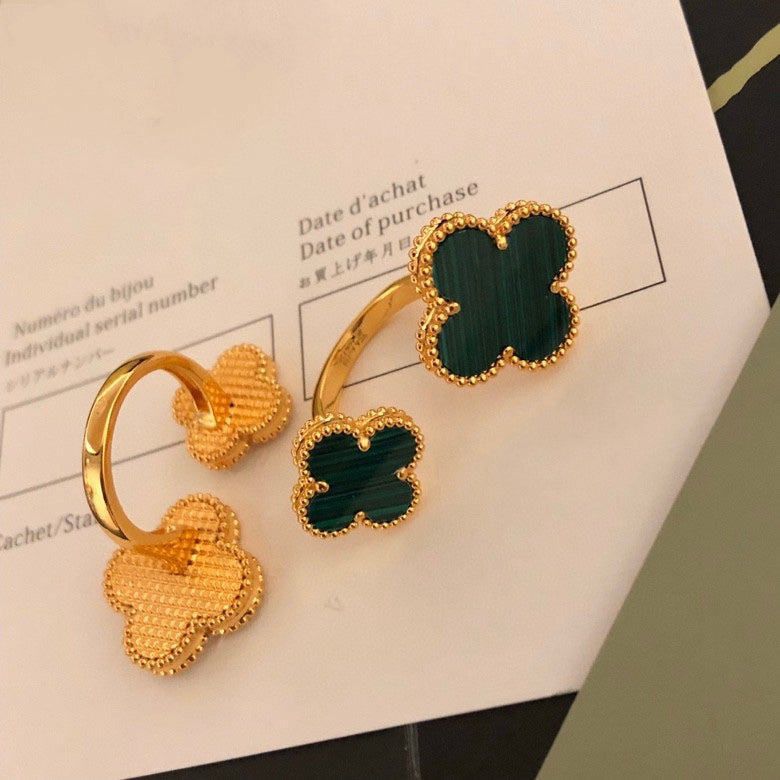 [Pearl Jewelrys]CLOVER BETWEEN THE FINGER RING